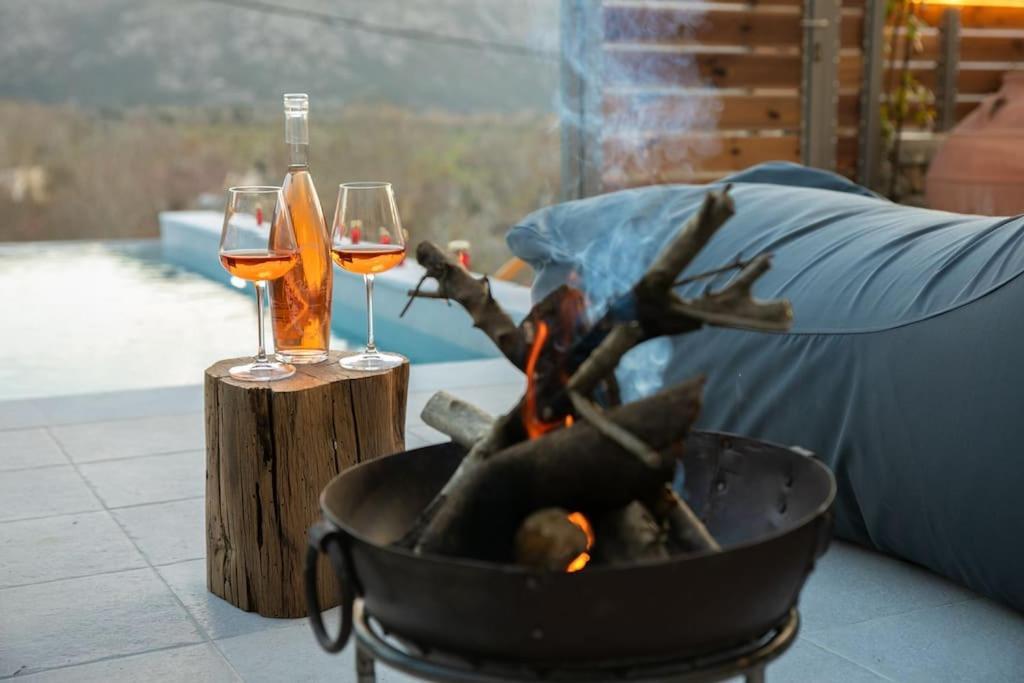 Lasithi Luxury Villa Mesa Lasithi Eksteriør bilde