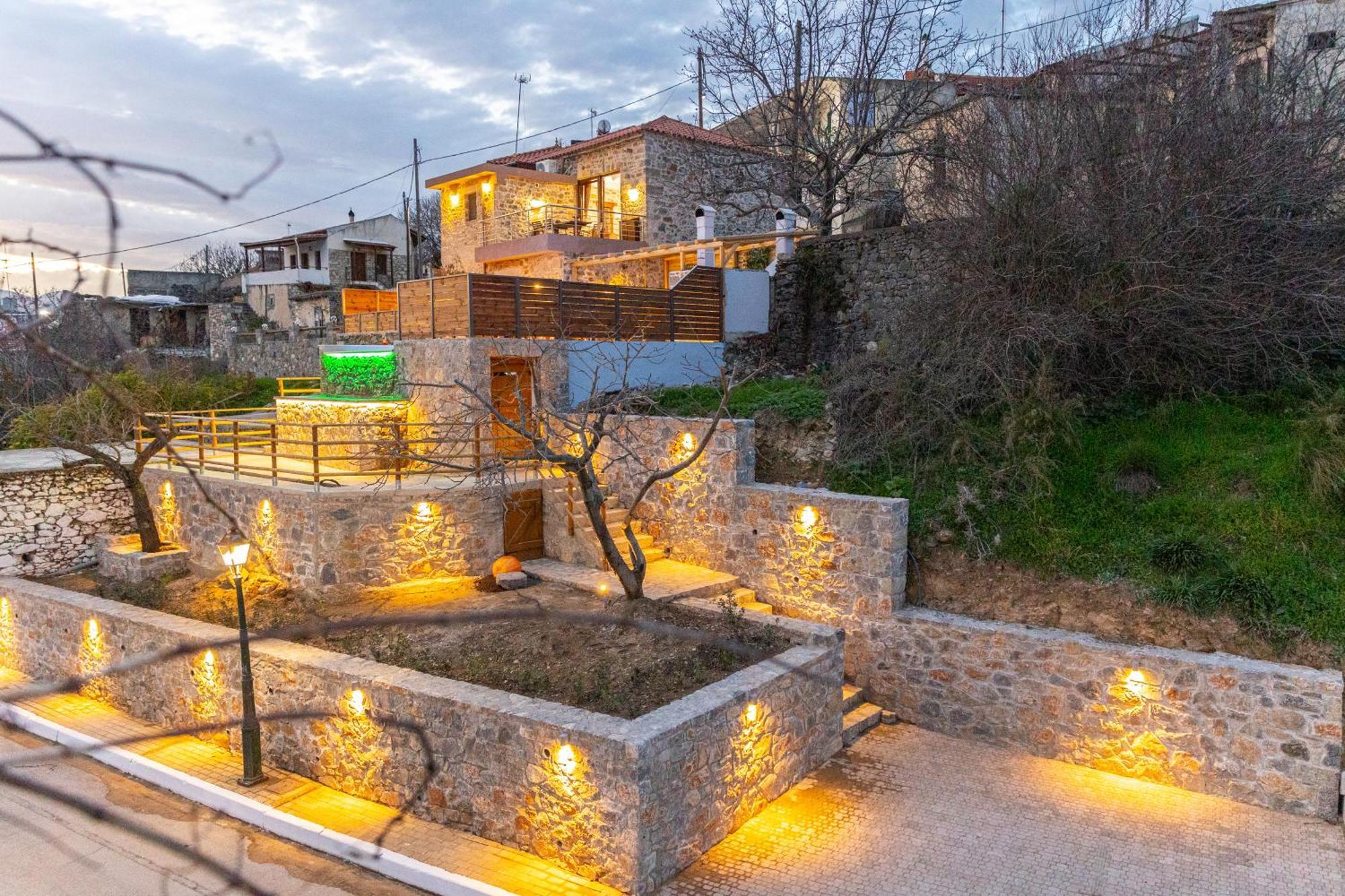 Lasithi Luxury Villa Mesa Lasithi Eksteriør bilde