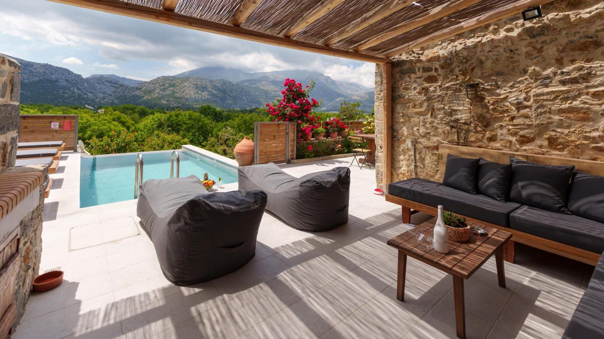 Lasithi Luxury Villa Mesa Lasithi Eksteriør bilde
