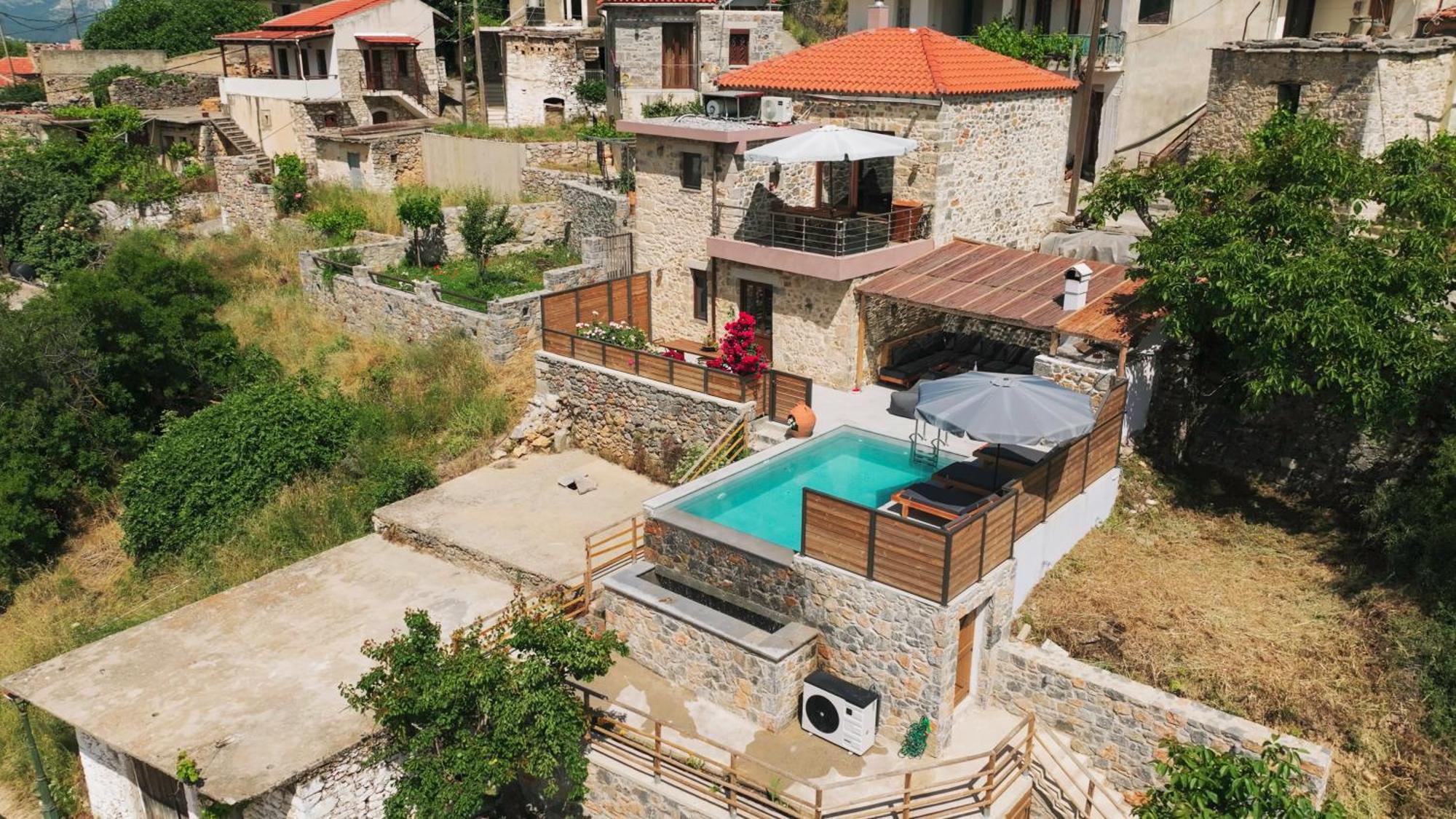 Lasithi Luxury Villa Mesa Lasithi Eksteriør bilde