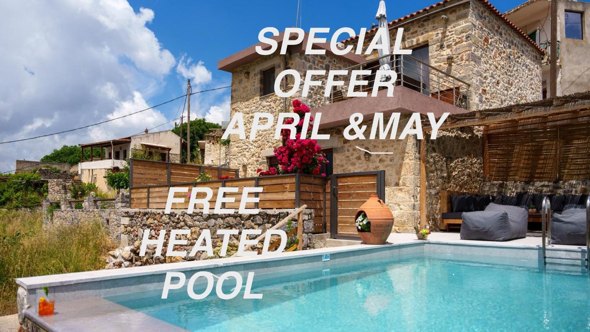 Lasithi Luxury Villa Mesa Lasithi Eksteriør bilde